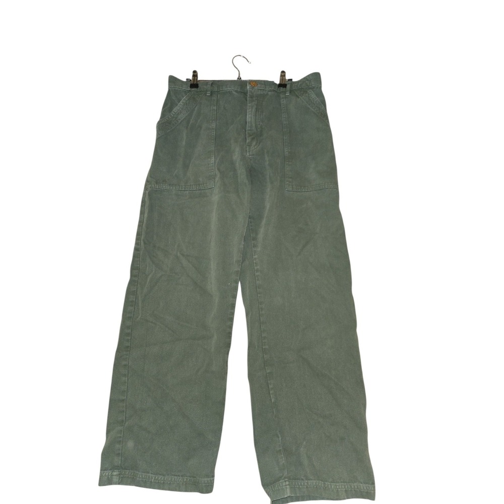 Big Bud Press Western Womens Pants L Evergreen High Rise Straight Leg - Picture 2 of 16
